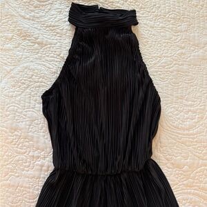 Black Jumpsuit Halter Neck